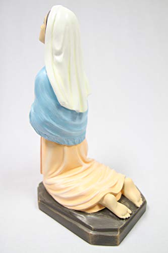 Estatua Religiosa de Santa Bernardita de Lourdes 12" miniatura 6