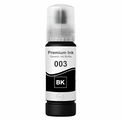 Image of Duplex DTC 003 Ink Compatible for Epson L3250, L3260, L5290, L3210, L3256, L3150, L3215, L3216, L5190, L3200, L3251, L3252, L3110, L3151, L3152, L3156, L3211, L3212 Printer (003 Black Ink 1 Pcs)