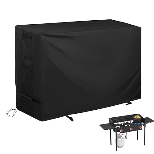 Starcrew Outdoor Gas Stove Cover for SKOK 3 Burners Portable Propane Stove, Protective Cover for 3 Burner Camping Propane Gas Stove-Waterproof