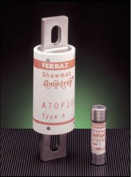 Mersen Electrical Power A70P225-4 Amp-trap A70P225-4, 225A, 700V AC, 650V DC, Fast Acting, Blade Fuse