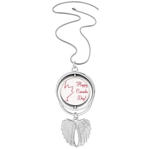 Collier ailes d'ange Canada en bois d'érable, le cadeau idéal pour la fête nationale