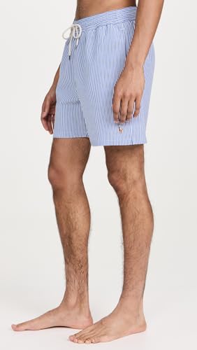 POLO RALPH LAUREN Men's Traveler Seersucker Swim Trunks 6"4