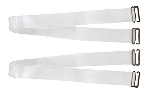 Image of Clearly Gone Invisible Clear Bra Straps, Adjustable, Heavy Duty, Non-Slip | For swim, plus size, backless & strapless wear - TPU resists snapping and yellowing - outlasts flimsy plastic straps