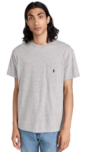 POLO RALPH LAUREN Men's Classic Fit Pocket Tee, Dark Vintage