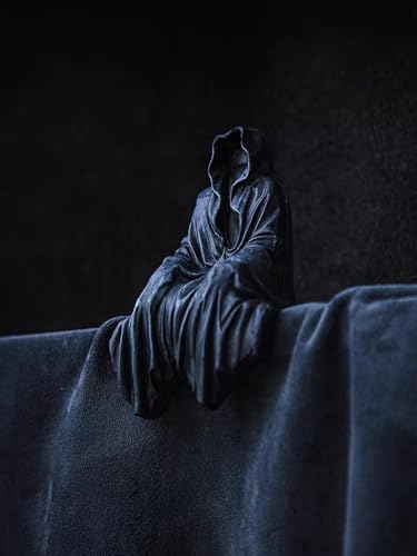 Estatua Grim Reaper para decoración de Halloween miniatura 6