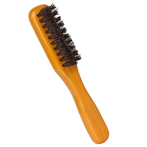 PATKAW peine para barba cepillo para barba alisador de barba para hombres cepillo de bigote para hombres shaving brush beard brush cepillo de hombres cepillo para barba de madera Haya