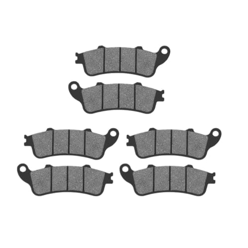 Plaquettes de frein moto pour GL1800 et VFR800, kit complet de 3 paires avant arrière