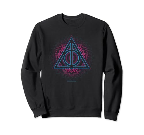 Harry Potter Neon Deathly Hallows Sweatshirt