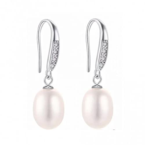 Boucles d'oreilles Perles d'eau Douce Femmes grande perle naturelle rose violette
