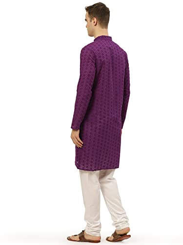 Image of Jompers Men's Embroidered Straight Kurta Pyjama Set.