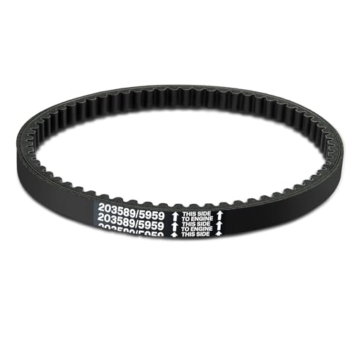 PACLVIO 30 Series Go Kart Drive Belt, Torque Converter Belt, KT196 Drive Belt Replacement for Manco 5959 Comet 203589 Murray 12-8487 Belt