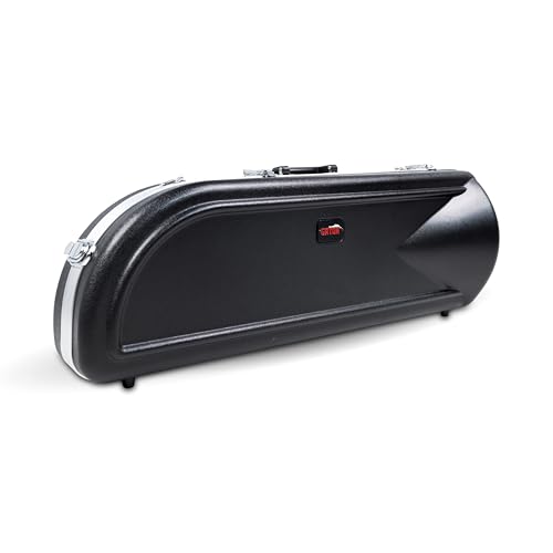 Gator Cases Andante Series Molded ABS Hardshell Case for Trombone with F-Attachment, (GC-TROMBONE-F23)