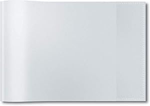 Oxford Heftumschlag A5 quer, aus Kunststoff, transparent, farblos, 10 Stück