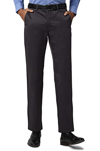 Image of Peter England Men's Regular Straight Formal Trousers