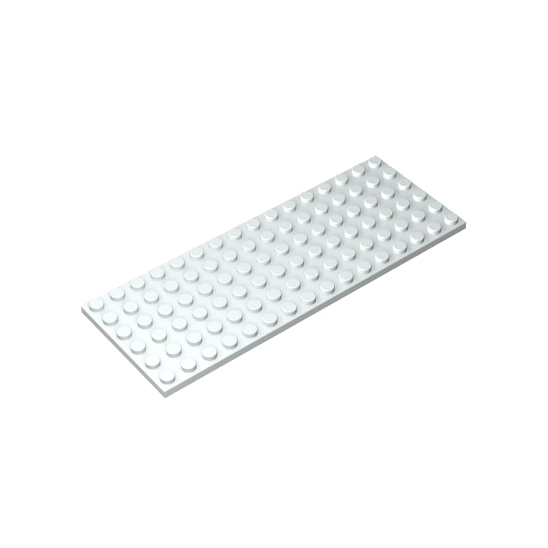 XYEIUGO 3027 Foundation Plate 6x16, Milky White, 10 PCS — image 1