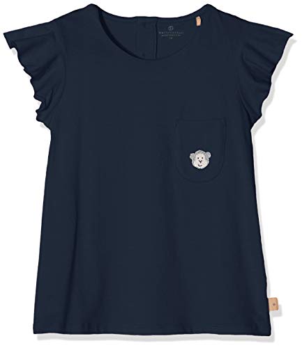 Bellybutton mother nature & me T-Shirt M. Flügelarm Camiseta, Azul (Navy Blazer|Blue 3105), 98 para Niñas