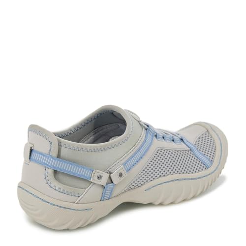 JBU by Jambu Women's Tahoe Water Ready Sneaker, LT Grey/Stone Blue, 94
