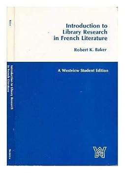 Paperback Introduction To Library Research In French Literature Book