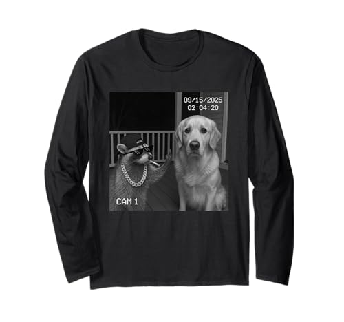 Funny Raccoon Flipping Off Middle Finger On Security Camera ����T�V���c