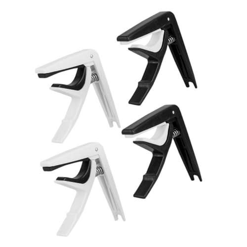 BESPORTBLE Guitar Tone Modified Clip Capo Clamp Part for Electric Acoustic Guitars 4pcs Set
