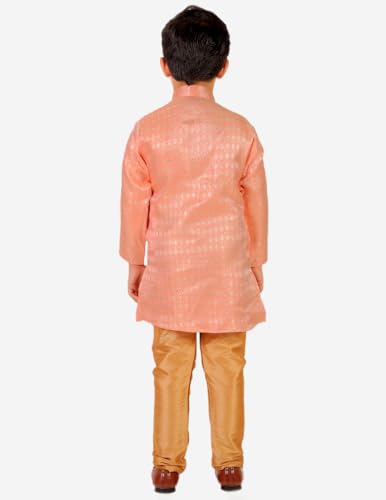 Image of Boy's Kurta Pajama Set (Silk) Traditional Dress Ethnic Wear (P-170)