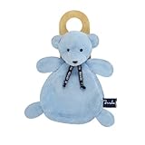  Doudou Plat Ours dorlotin - Bleu - Mailou