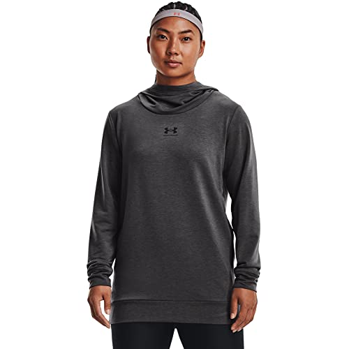 Maillot Under Armour Rival Terry Funnel sweat tunique femme long