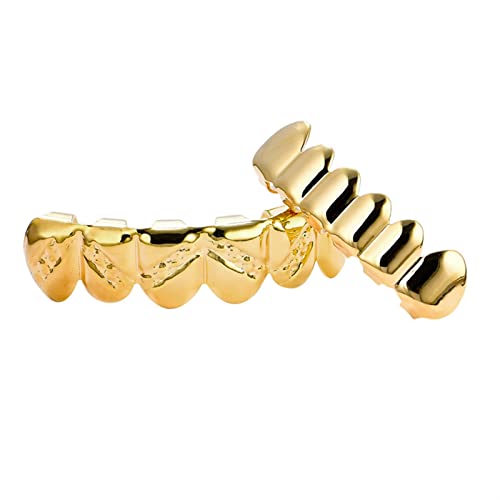 Funda de diente de oro ajustable para colmillo de vampiro gótico unisex 4