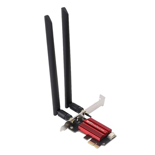 Diyeeni 4200Mbps PCIe Network Card, WiFi 6E PCIe Ethernet Card con BT5.2, Tri Band 2.4G/5G/6GHz, Adaptador de red PCI Express compatible con Windows 10/11/Linux miniatura 1