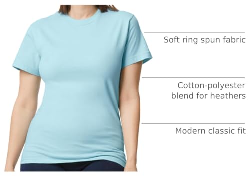 Gildan Hammer Adult T-Shirt, 2-Pack, Style GH000, Chambray (2-Pack), Small - image 4