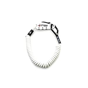 Crops Memory Cable Bicycle Lock Q-Biro | 2Mm Double X 1800Mm 3-Digit Dial Cp-Spd04-Br-02 (White) 7 31lpkzuraal. sl500 . ss300