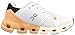ON Cloudflyer 4 Women Shoes Size 9, Color: Pure White/Copper/White