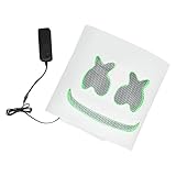 Ajustable: esta funda para la cabeza que emite luz musical tiene una correa elástica ajustable, fácil de ajustar para una máxima comodidad.