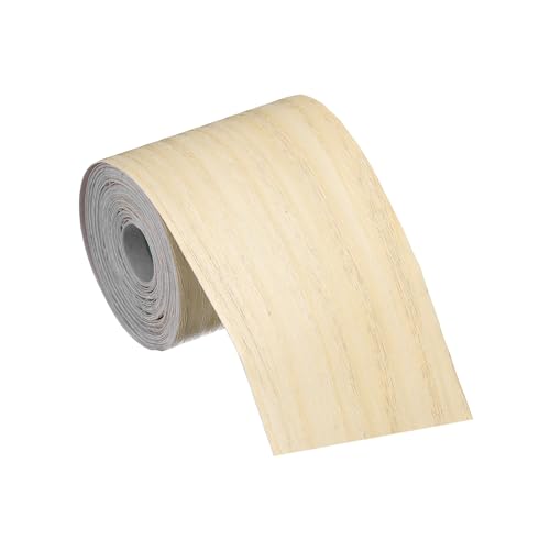 Image of MECCANIXITY Wood Grain Repair Tape, 2 Inch x 16 Feet Self Adhesive Wood Grain Tape Multi-Purpose Wallpaper Border Trim for Furniture Floors Windows Doors Tables Home, Maple