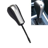Kakulkomen Automatic Car Gear Knob Lever Shifter Knob Stick Head Handle for BMW E39 E46 E53 E60 E61 E63 E64 E83 E81 E82 E87 E90 E91 E92 (Matt Silver-Long)