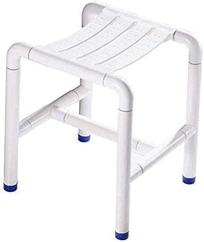 Taburete de baño antideslizante de acero inoxidable y asiento de ducha para ancianos y discapacitados, silla de inodoro duradera para mayor seguridad, accesorio cómodo para el hogar