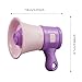 TianHapyp Mini Megaphone Bullhorn Keychain with Music Funny Compact Amplifier Speaker with Chain for 3, 4, 5, 7, 8 Year Old Gift, Violet (Yellow)