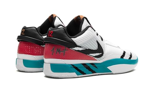 Ja 1 "Scratch Basketball Shoes (FV5957-100, White/Turbo Green/University Red/Black) Size 8.53