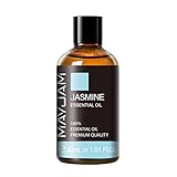 Jasmine Essential Oil 30ML/ 1.01FL.OZ, MAYJAM Pure Jasmine Oil Aromatherapy Essential Oil for Massage, DIY Soap, Ideal for Home Yoga Use