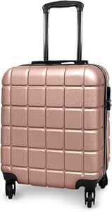 AVIO Atlas Cabin Suitcase 45x36x20cm – Lightweight Hard Shell Luggage with Double Wheels, Telescopic Handle & 3 Internal Pockets – ABS Cabin Case Approved by Most Airlines