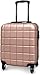 AVIO Atlas Cabin Suitcase 45x36x20cm – Lightweight Hard Shell Luggage with Double Wheels, Telescopic Handle & 3 Internal Pockets – ABS Cabin Case Approved by Most Airlines