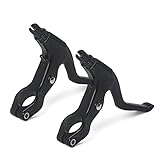 XCRUI 1Pair Bike Brake Levers Aluminum Alloy Bicycle Brake Handle for Most Bicycle, Road Bike, MTB,