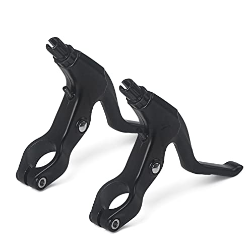 Xcrui 1Pair Bike Brake Levers Aluminum Alloy Bicycle Brake Handle For Most Bicycle, Road Bike, Mtb, Bmx, Cycling,2.2Cm Diameter,Black #TOP4