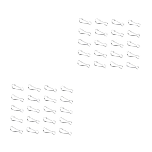 YARNOW Keyring Clip Carabiner 20pcs Spring Snap Keychains Hanging Hook for Decorations