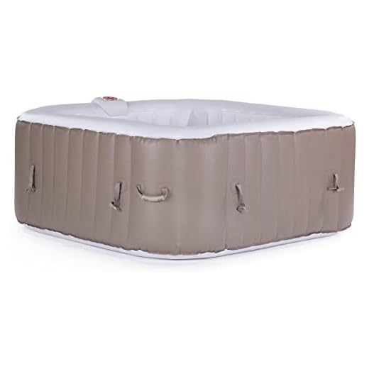 Spa Hinchable - Monac En Pvc - 6 Personas - Topo/Crema