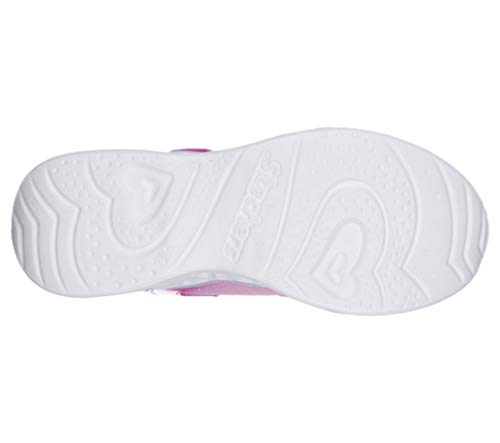 Skechers Girls Heart Lights-Rainbow Lux Sneaker, Pink/Multi, 1 Little Kid Us #TOP2
