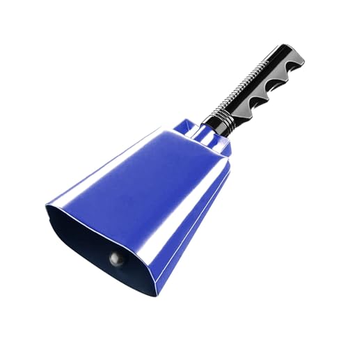 Generic 9 Inch Cowbell for Parties and Farm Use, Blue