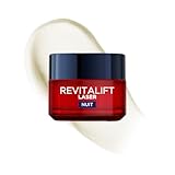 L'Oréal Paris - Crème Masque Nuit Triple Action Anti-Âge - Anti-Rides & Multi-Correction - Enrichi au Pro-Rétinol, à l'Acide Hyaluronique & à la Vitamine C - Revitalift Laser - 50 ml
