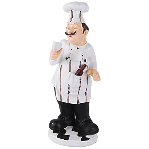 Figura Chef, Estatua de Resina Decorativa para Cocina Cover