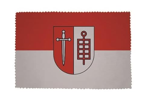 U24 Brillenputztuch Leingarten Fahne Flagge Glasreinigungstuch Microfasertuch